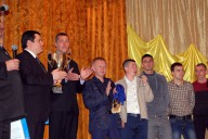 Нагородження ФК Угорники та святкування чемпіонства